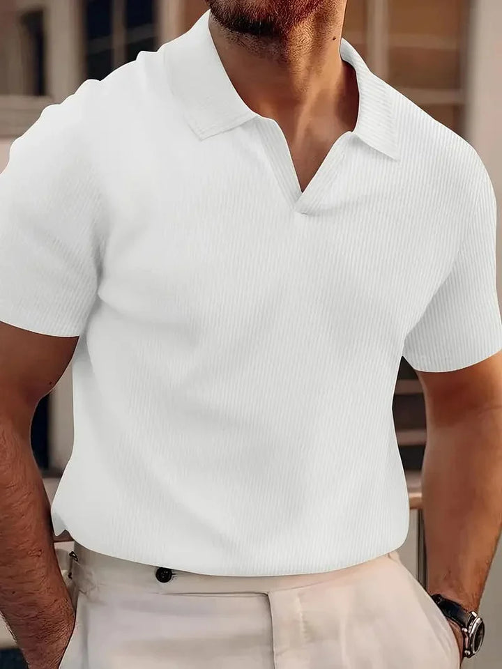 Casual herrepolo uten knapp