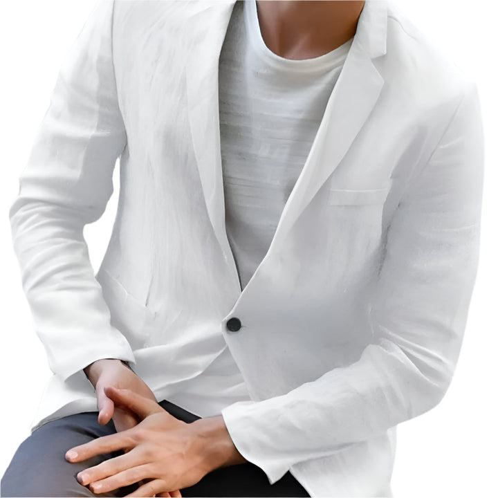 Elegant og afslappet let sommervævet blazer til mænd til alle lejligheder