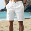 Casual lätt sommarväv shorts för män