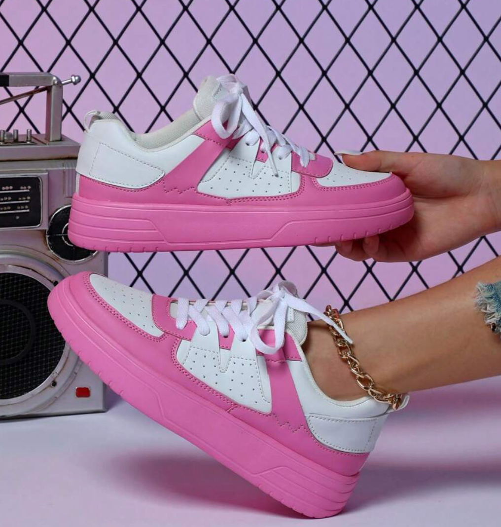 Farverige sneakers til damer med komfort og stil
