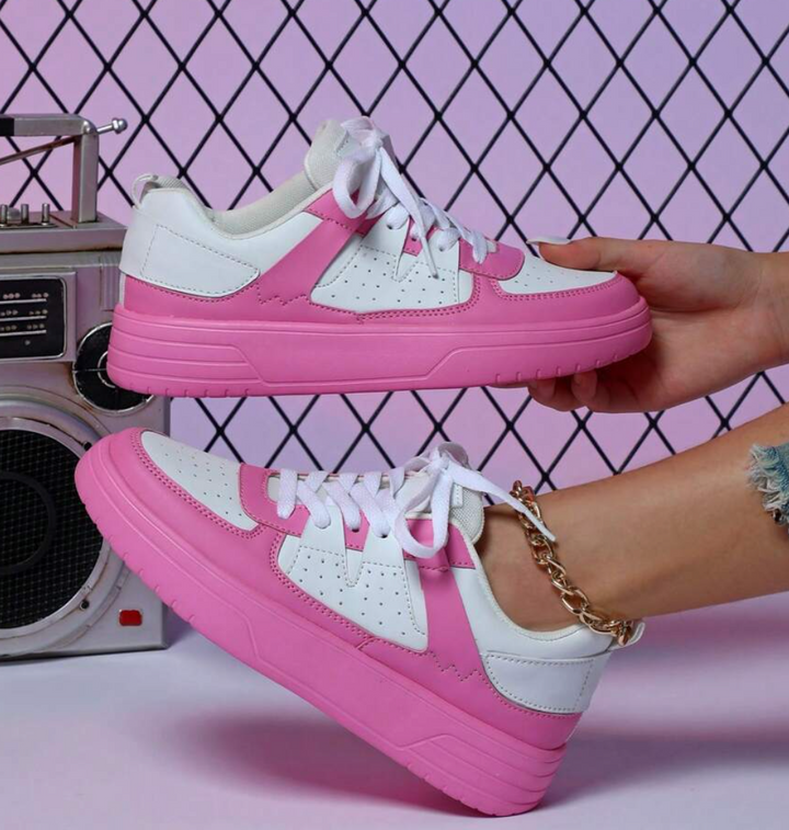 Farverige sneakers til damer med komfort og stil