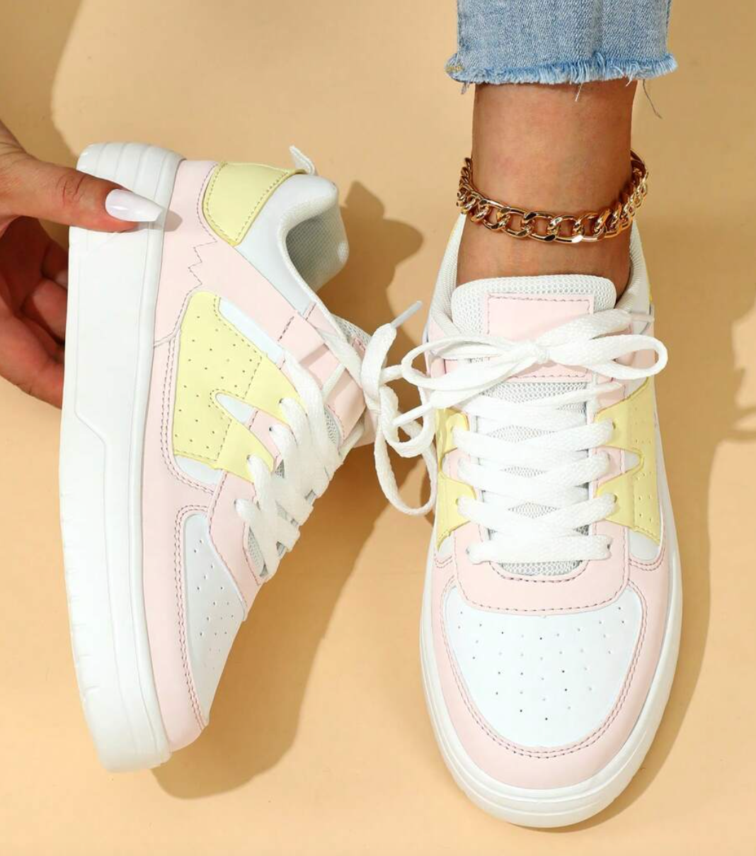 Farverige sneakers til damer med komfort og stil