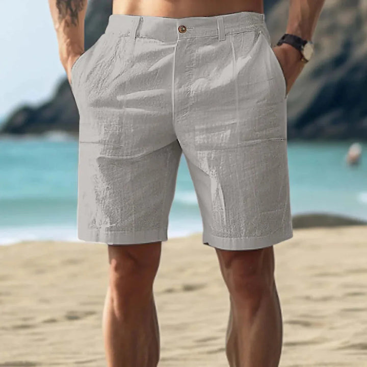Casual lätt sommarväv shorts för män