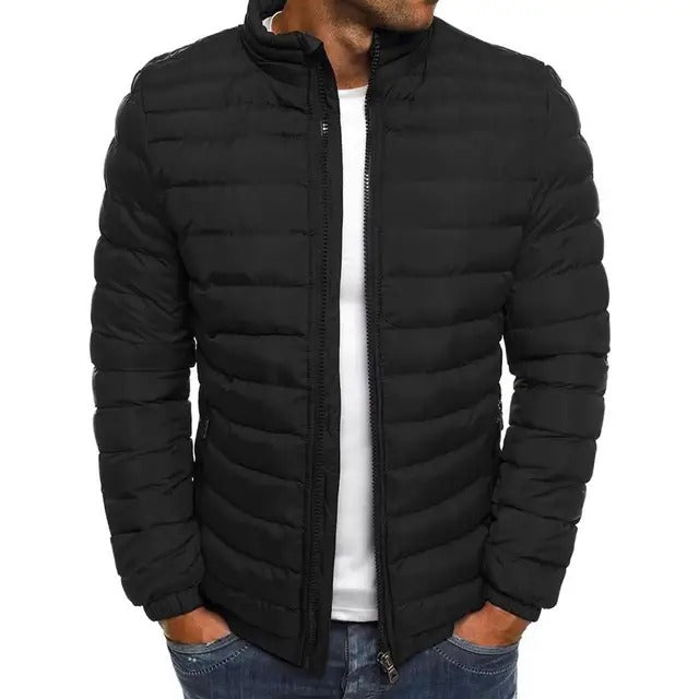 Varm Parka til Herrer med Ståkrave