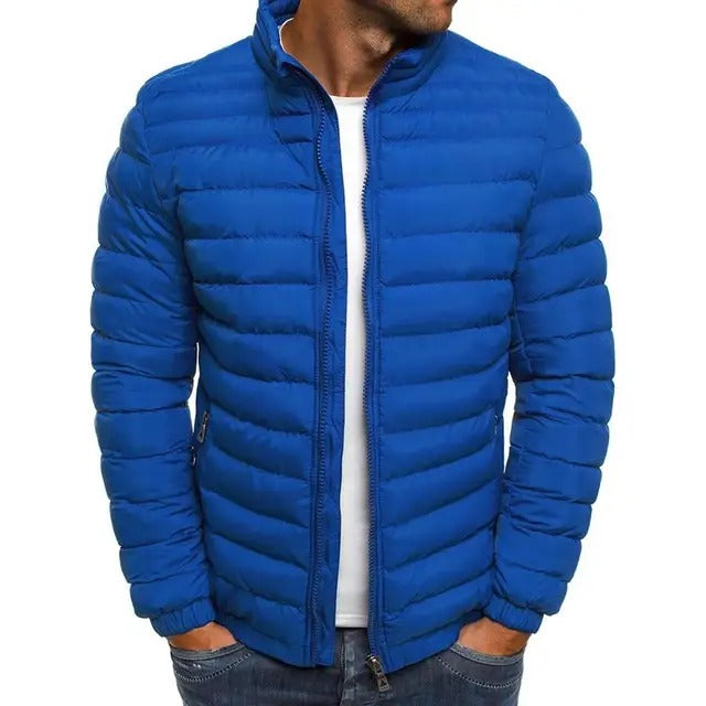 Varm Parka til Herrer med Ståkrave