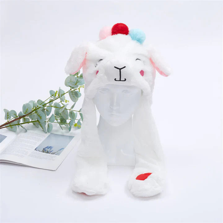 Bounce Bunny - sød hue med bevægelige ører til sjov og varme