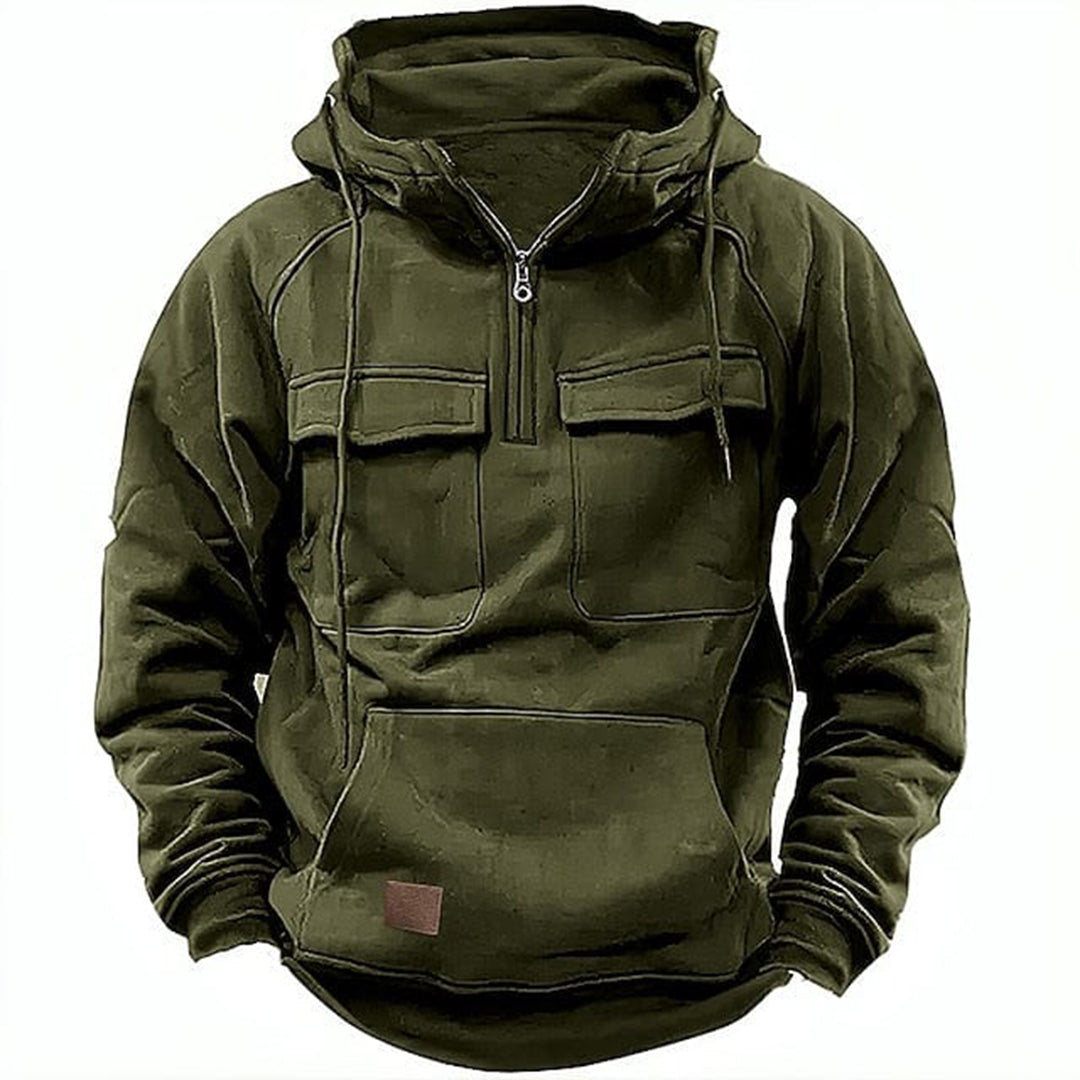 Retro Motorcycle Hoodie för män Robust stil möter vardaglig komfort