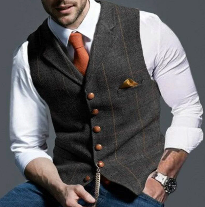 Herr vintageväst