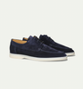 Stilige børstede stoff loafers for herrer