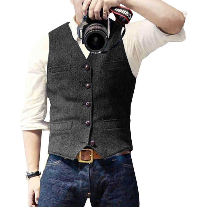 Herrgilet i Denim