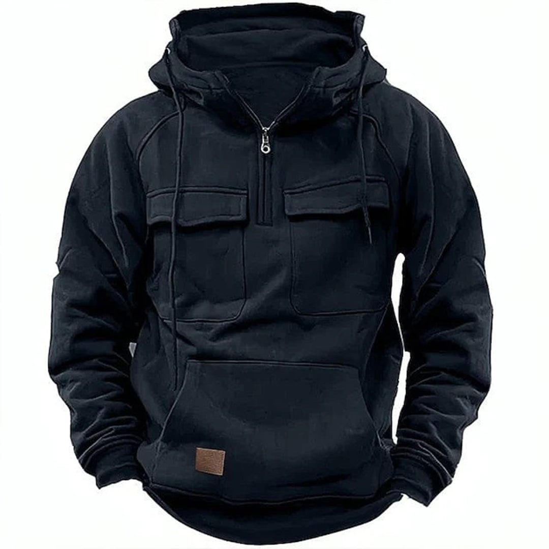 Retro Motorcycle Hoodie för män Robust stil möter vardaglig komfort
