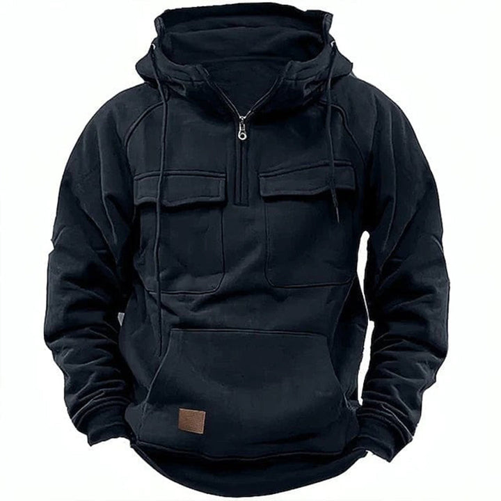 Retro Motorcycle Hoodie för män Robust stil möter vardaglig komfort