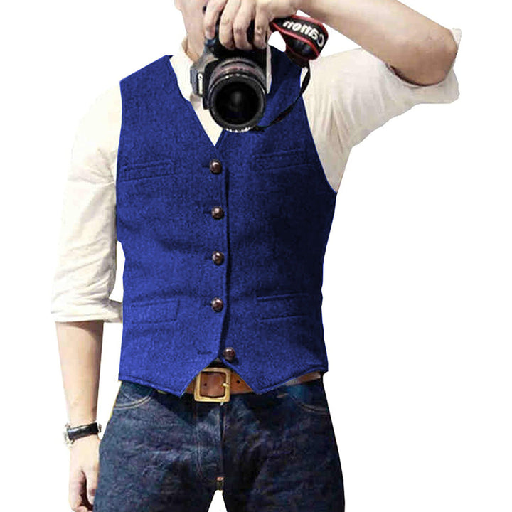 Herrgilet i Denim