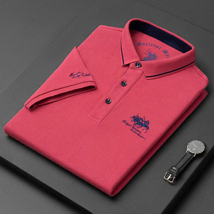 Herrpoloshirt i casual-modell