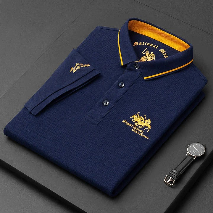 Klassisk Herrpoloshirt med Modern Passform