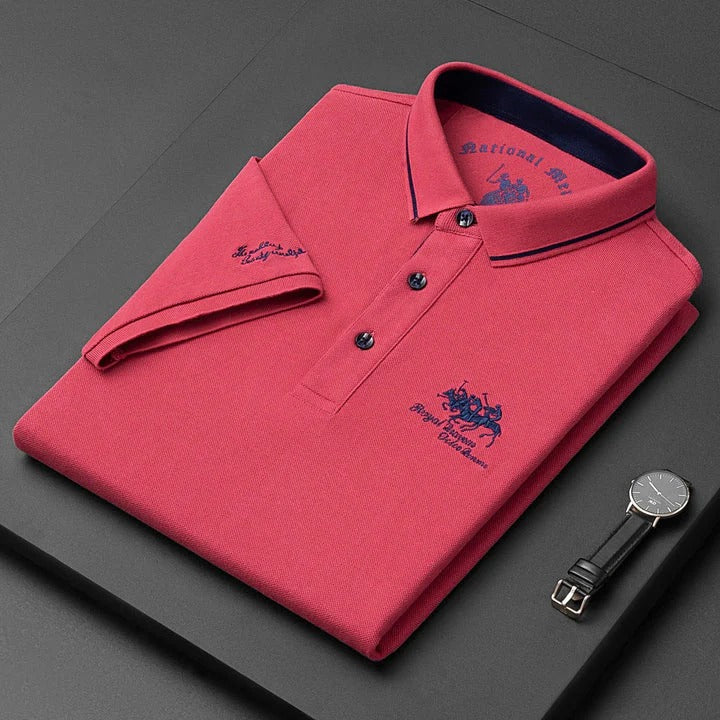 Klassisk Herrpoloshirt med Modern Passform