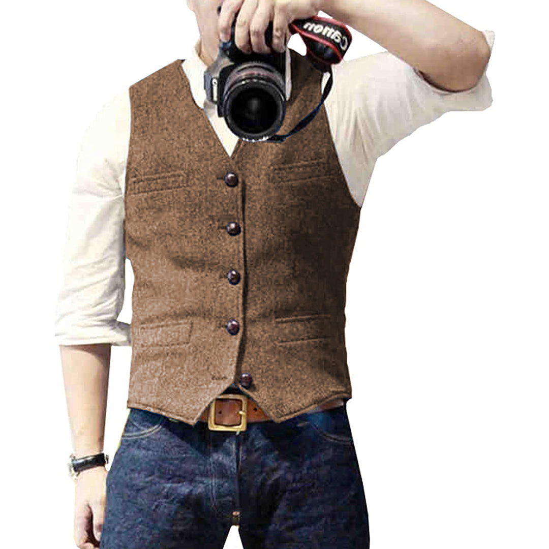 Herre jeansvest