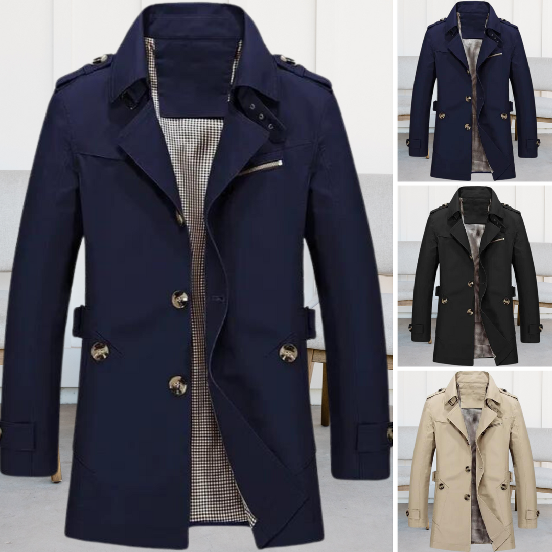 Dominik - Casual vindjacka i ren bomull Trenchcoats