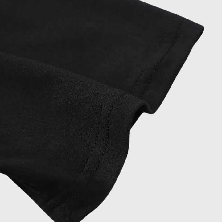 Herr Casual Rundhalset T-shirt med Minimalistisk Print