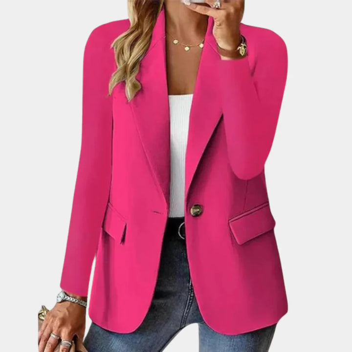 Figursydd sommerblazer med stretch