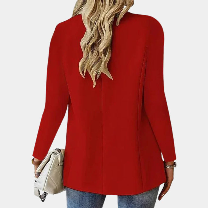 Figursydd sommerblazer med stretch