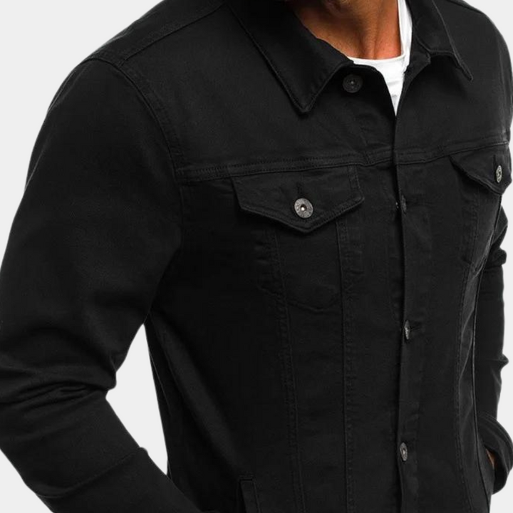Casual denimjacka för män