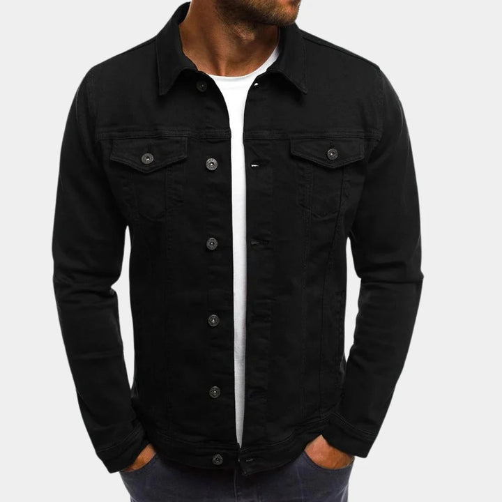 Casual denimjacka för män