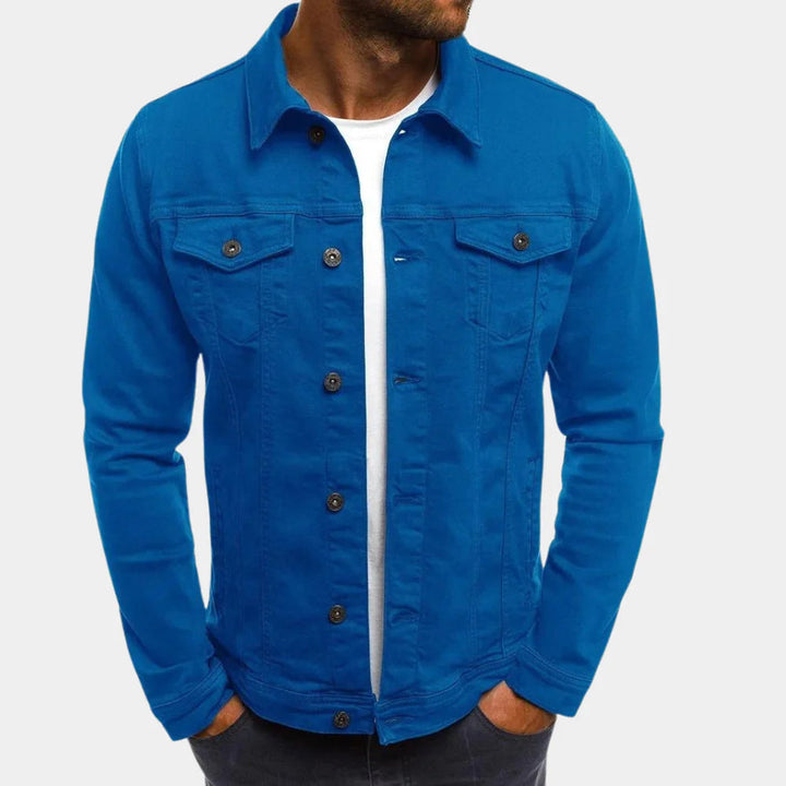 Casual denimjacka för män