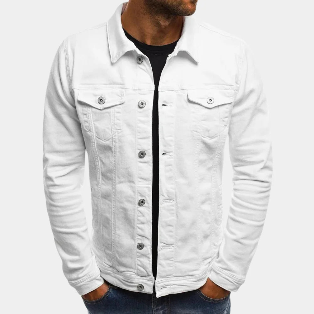 Casual denimjacka för män