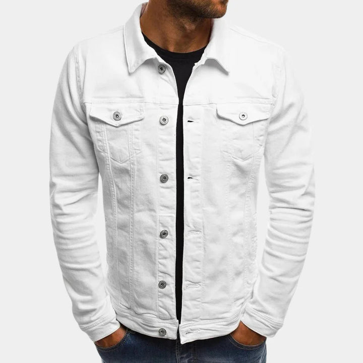 Casual denimjacka för män