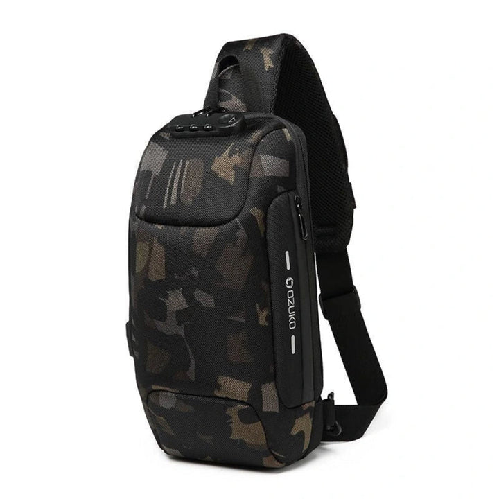 Stöldskyddad crossbody-laddningsväska