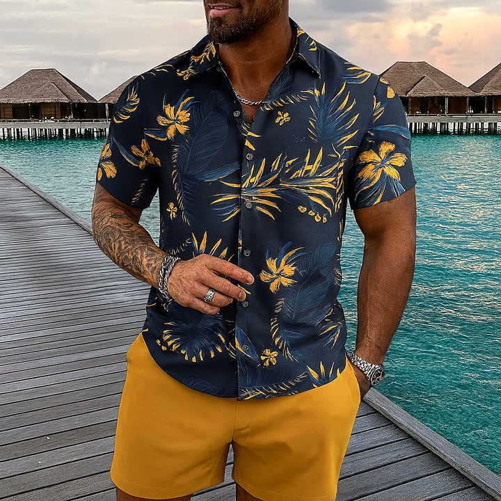 Retro strandstil hawaiisk outfitset
