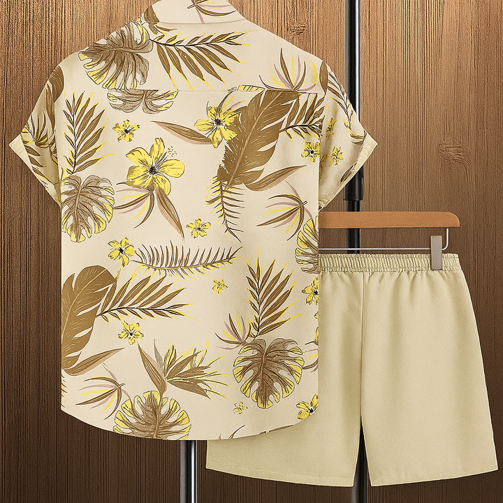 Retro strandstil hawaiisk outfitset