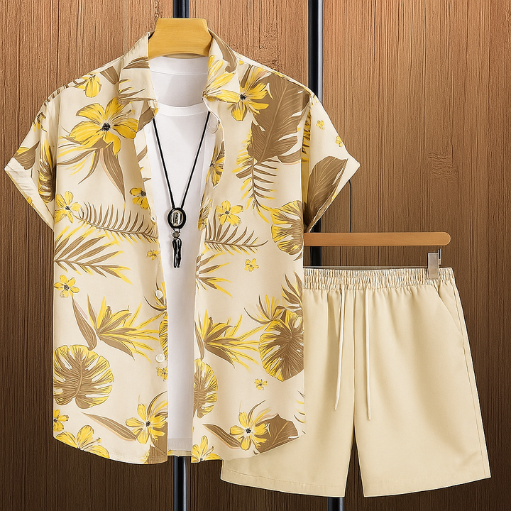Retro strandstil hawaiisk outfitset