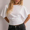 Klassisk sommar-T-shirt med rund hals
