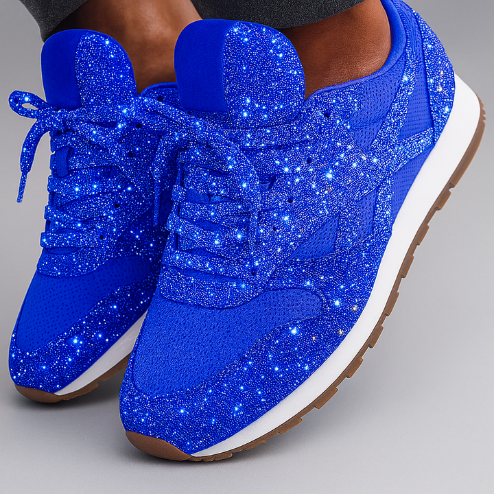 Glitrende grove sneakers til kvinder
