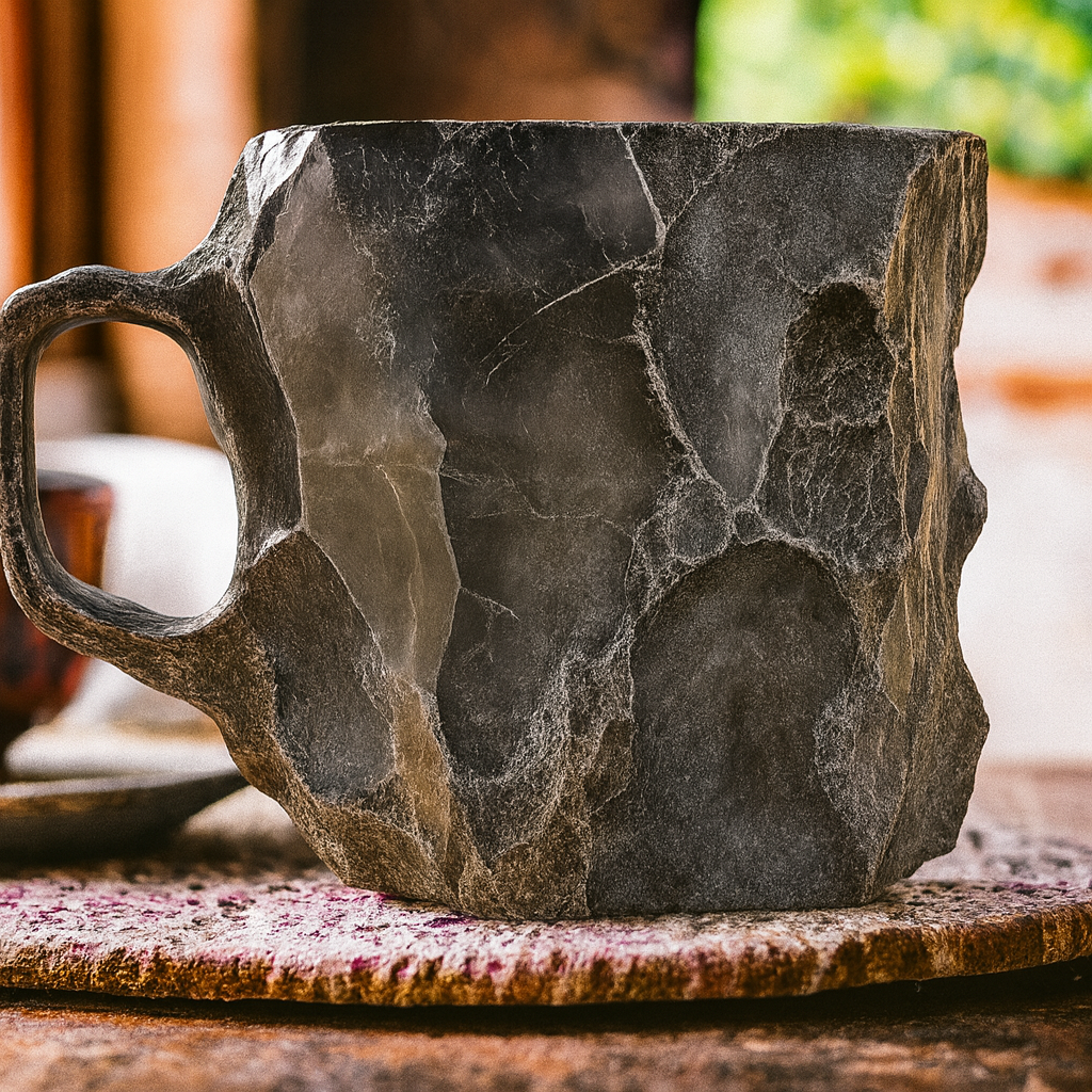 Kaffekrus af mineralkrystal
