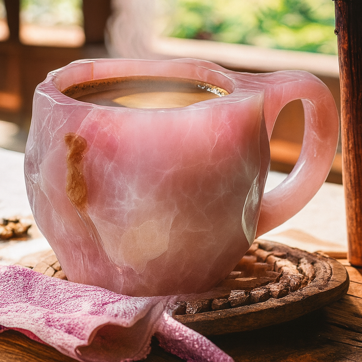 Kaffekrus af mineralkrystal
