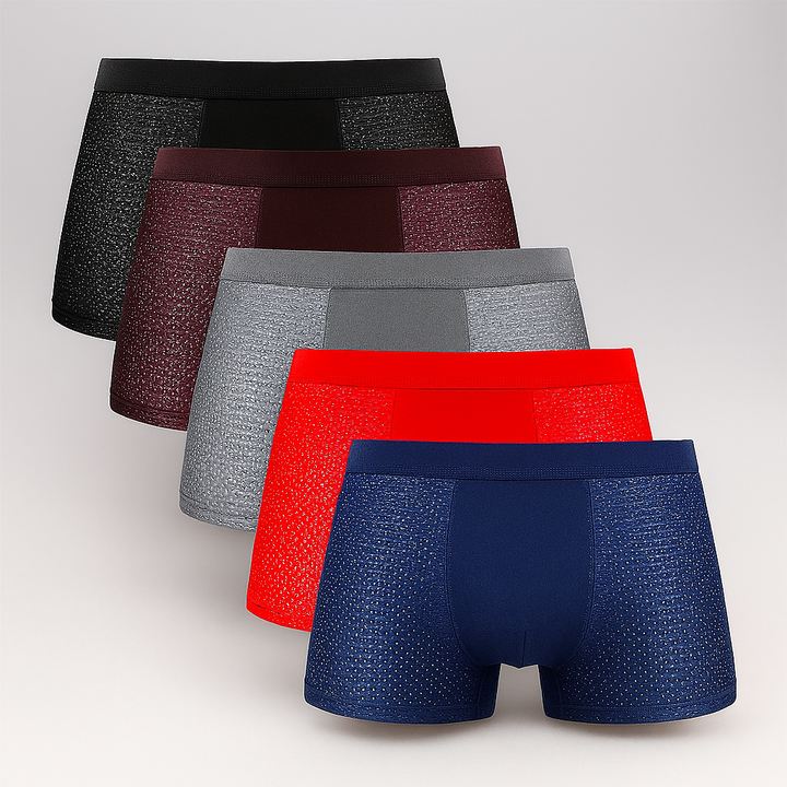 Herrer boxershorts i mesh, 5-pak