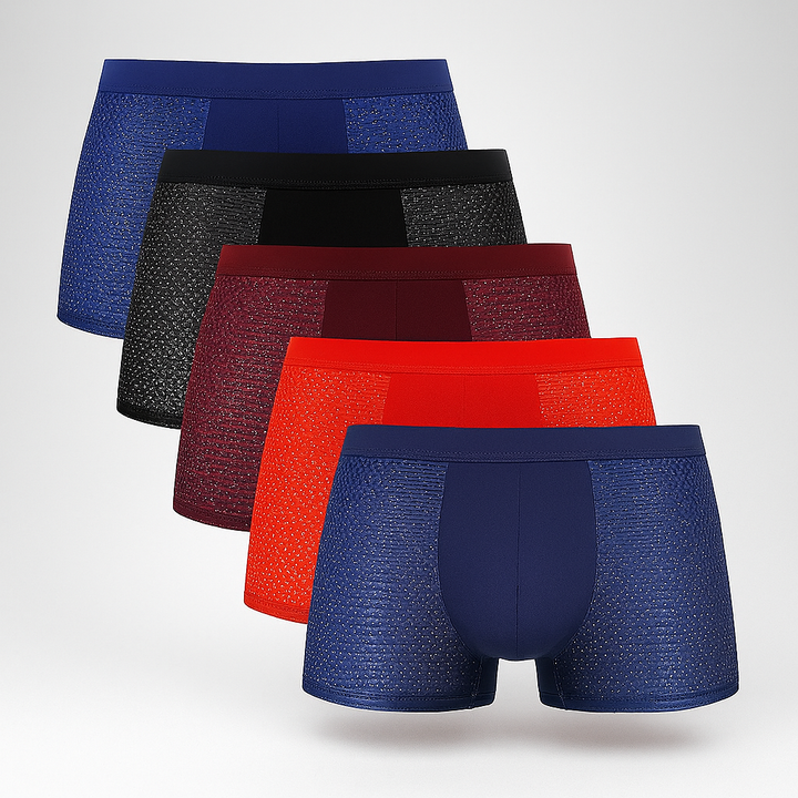 Herrer boxershorts i mesh, 5-pak