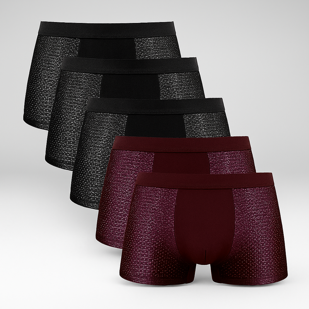 Herrer boxershorts i mesh, 5-pak