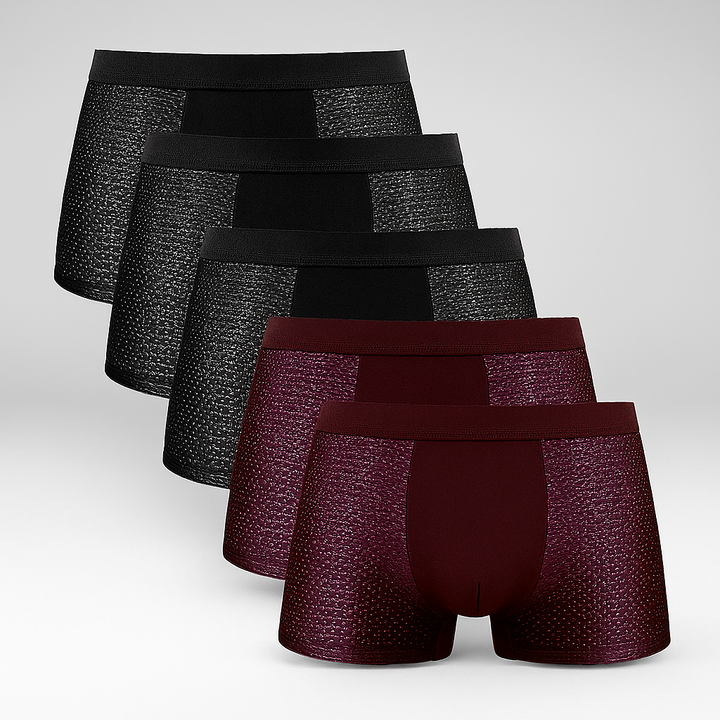 Herrer boxershorts i mesh, 5-pak