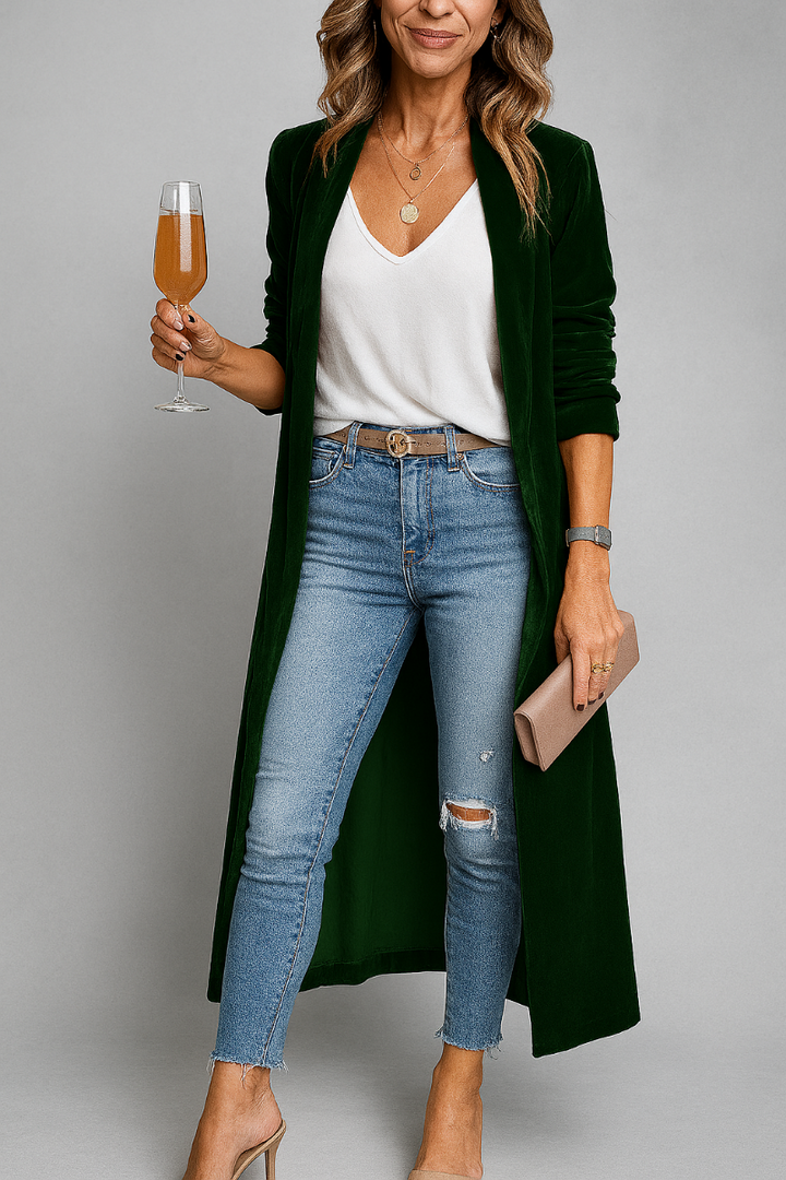 Lang Duster Cardigan til kvinder