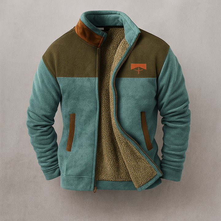 Fleece- og merinostrikket struktur damejakke (forudbestilling)