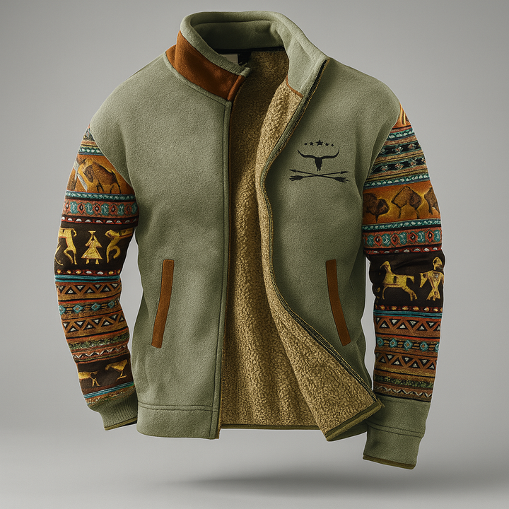 Fleece- og merinostrikket struktur damejakke (forudbestilling)
