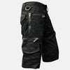 Herr Utility Cargo Shorts med knälång passform