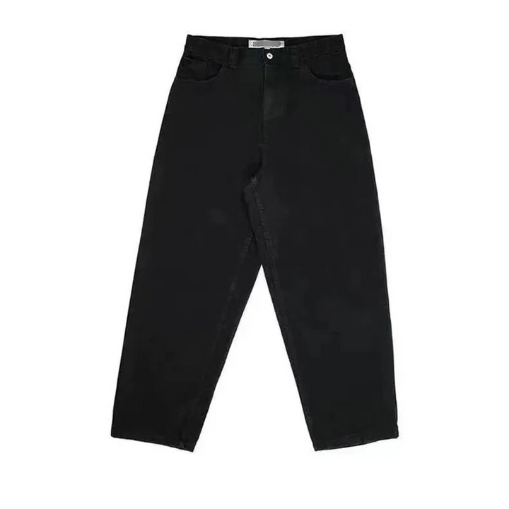 Oversized baggy jeans med skaterstil för män