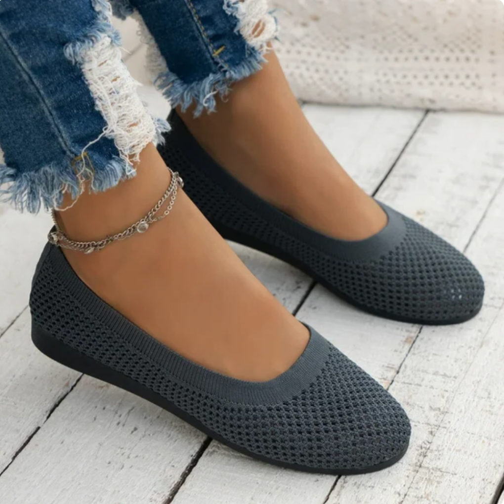 Mote slip-on flats for sommerens komfort