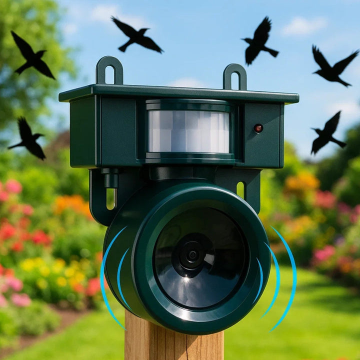 Premium rörelsesensor för att skrämma bort fåglar