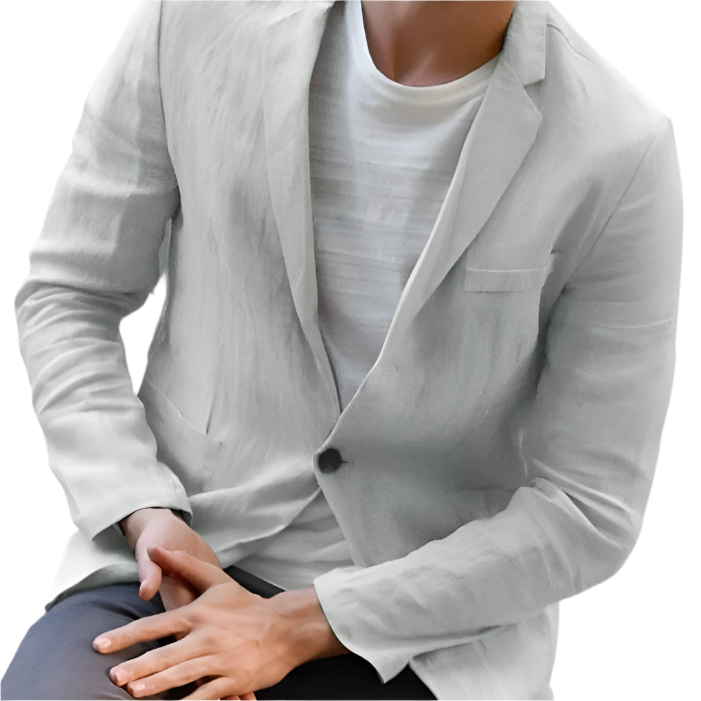 Elegant og afslappet let sommervævet blazer til mænd til alle lejligheder